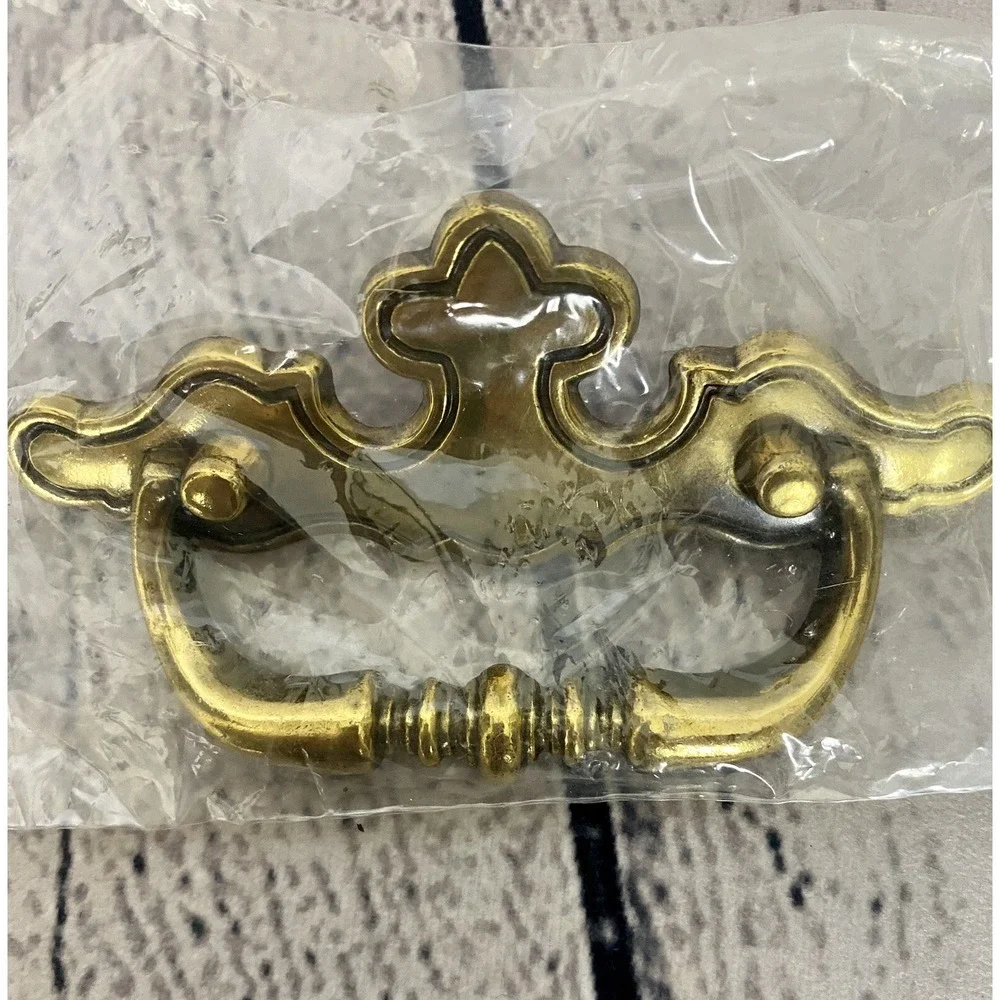 Lot of 8 Amerock Hardware BP768-AE Drawer Cabinet Pulls Cupboard Brass Bail Pull
